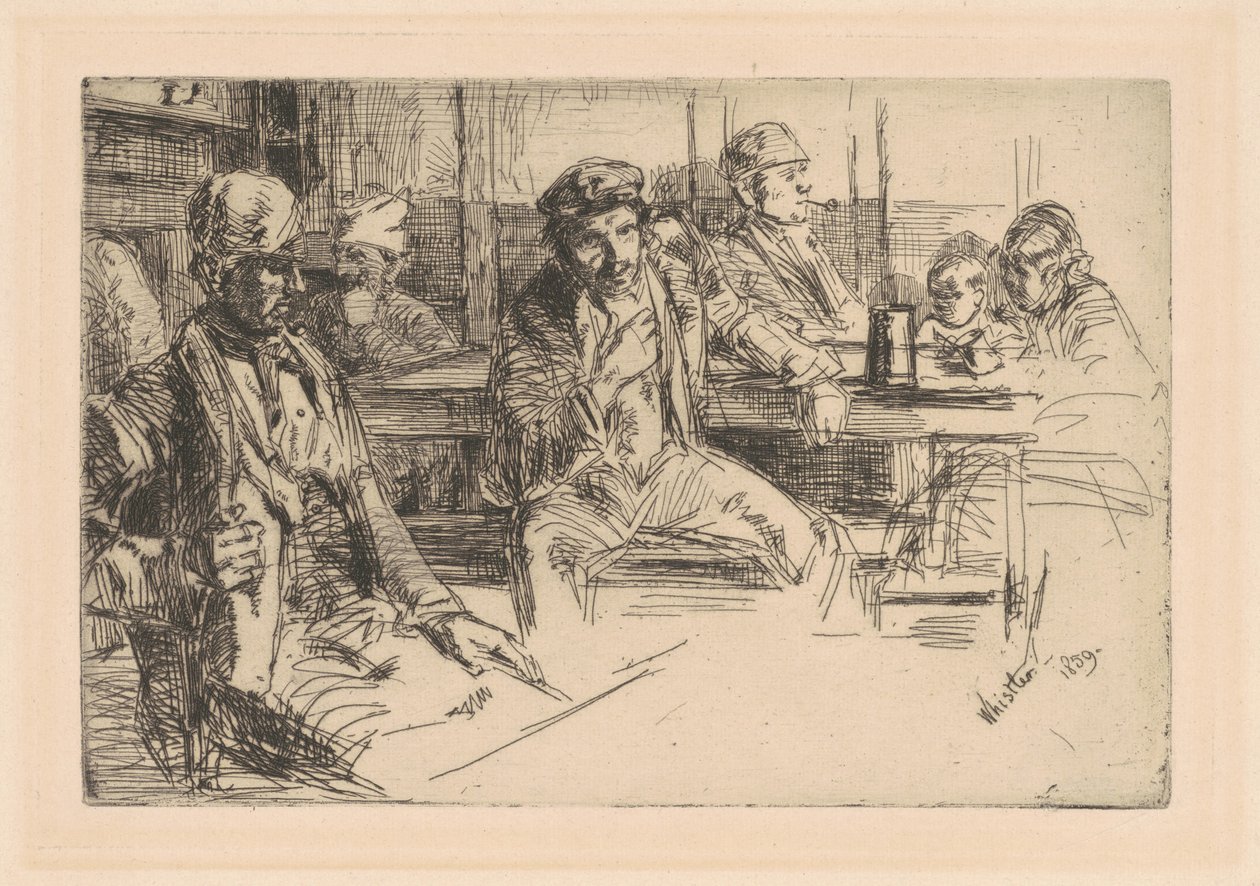 Longshoremen, 1859. av James Abbott McNeill Whistler