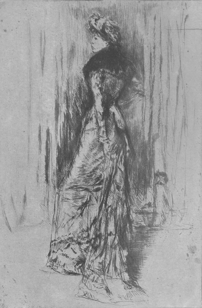 Maude, c1876, 1904 av James Abbott McNeill Whistler