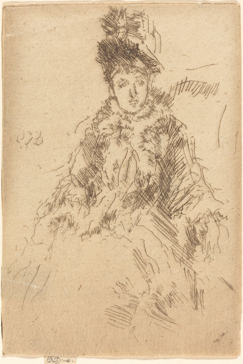 Frøken Lenoir, ca. 1887. av James Abbott McNeill Whistler
