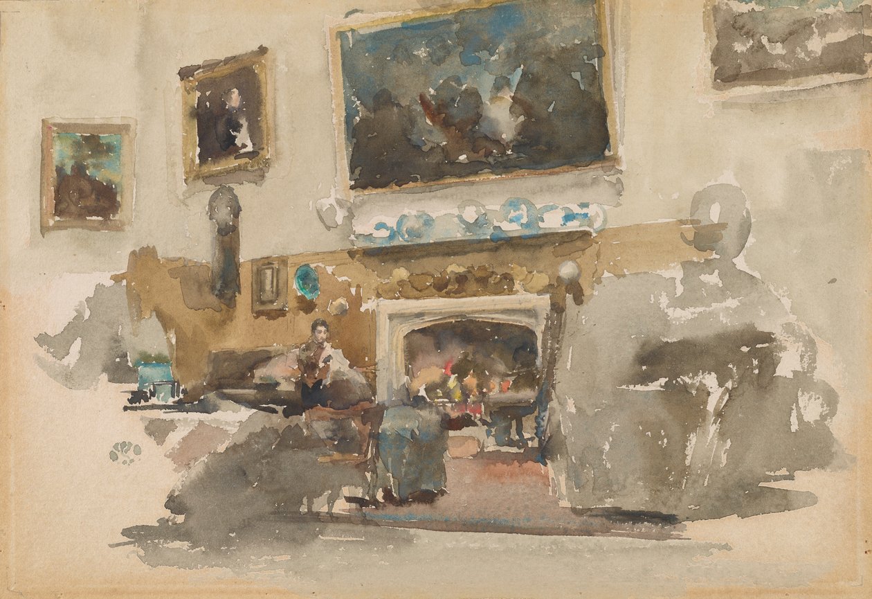 Moreby Hall, 1882-1884. av James Abbott McNeill Whistler