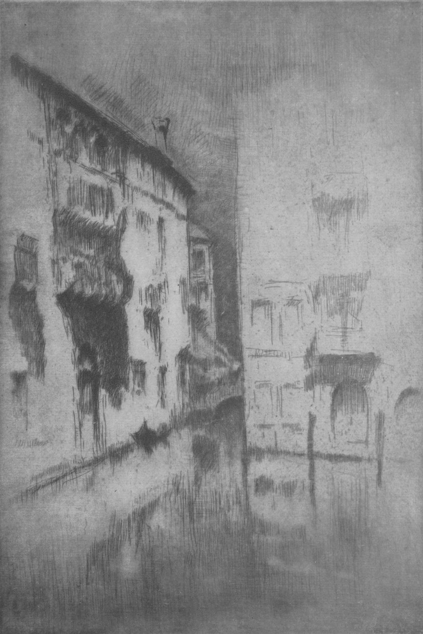 Nocturne - palasser, 1878, 1904 av James Abbott McNeill Whistler