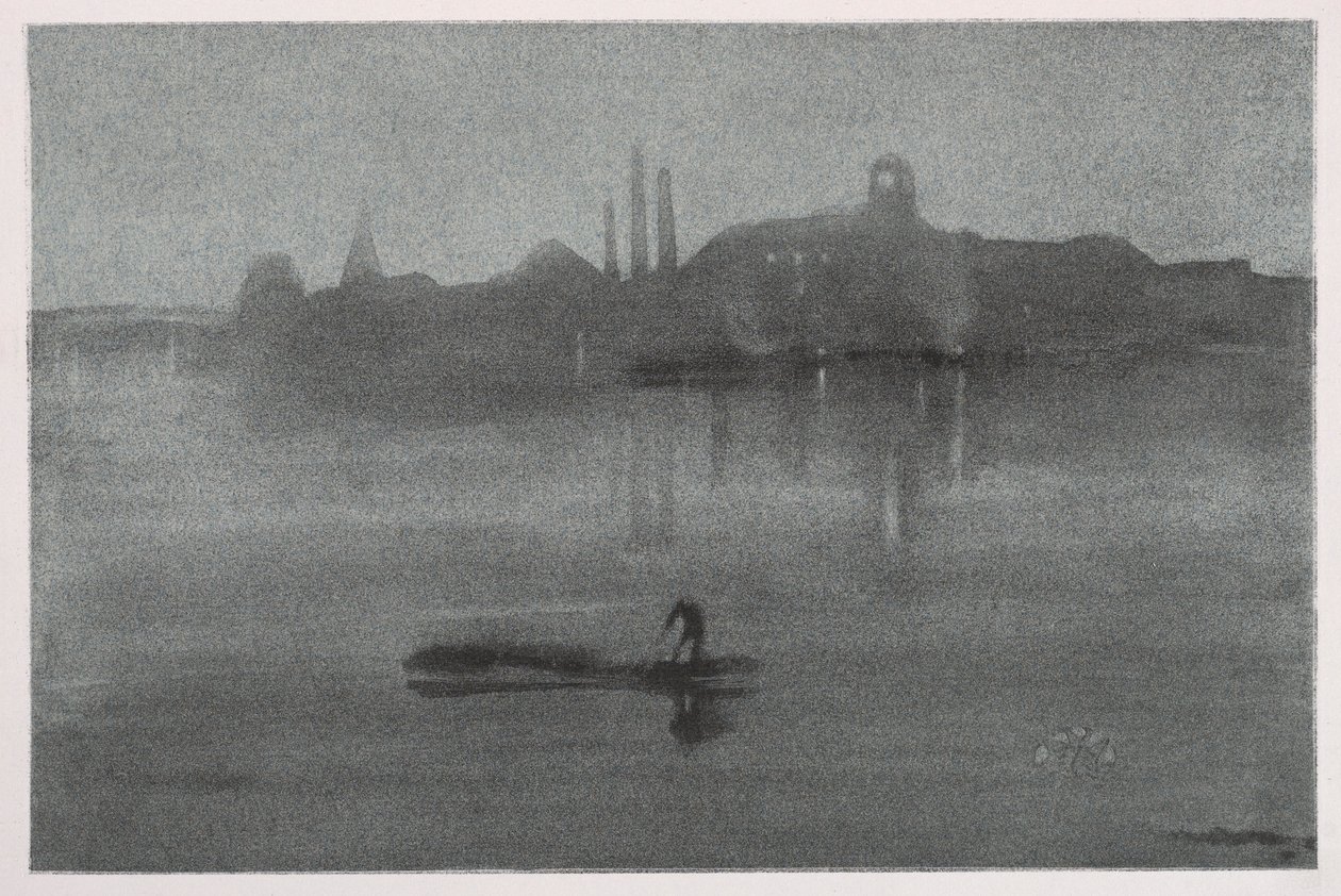 Nocturne, 1878. av James Abbott McNeill Whistler