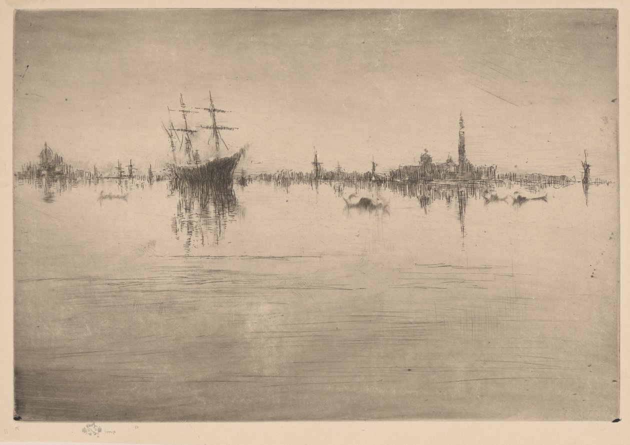 Nocturne, 1879-1880. av James Abbott McNeill Whistler