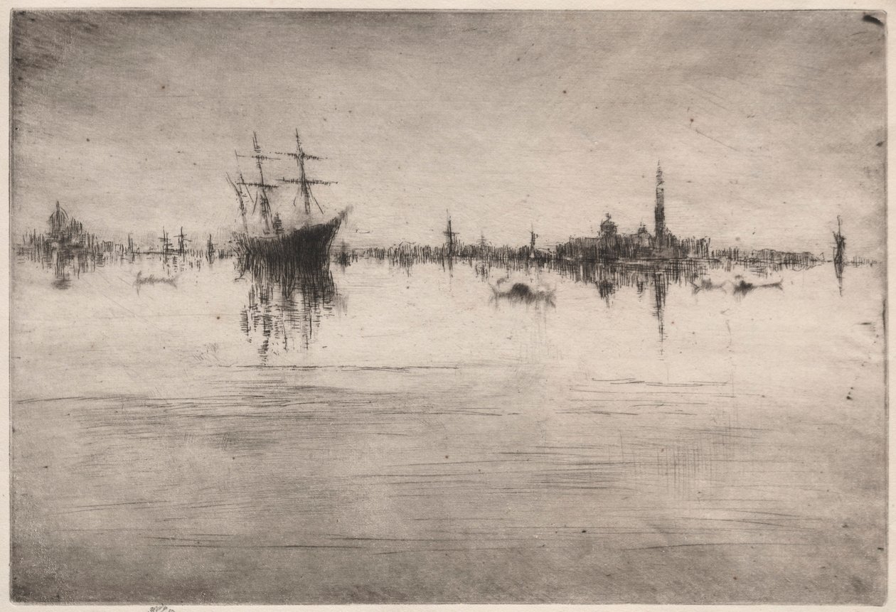 Nocturne, 1879-1880. av James Abbott McNeill Whistler
