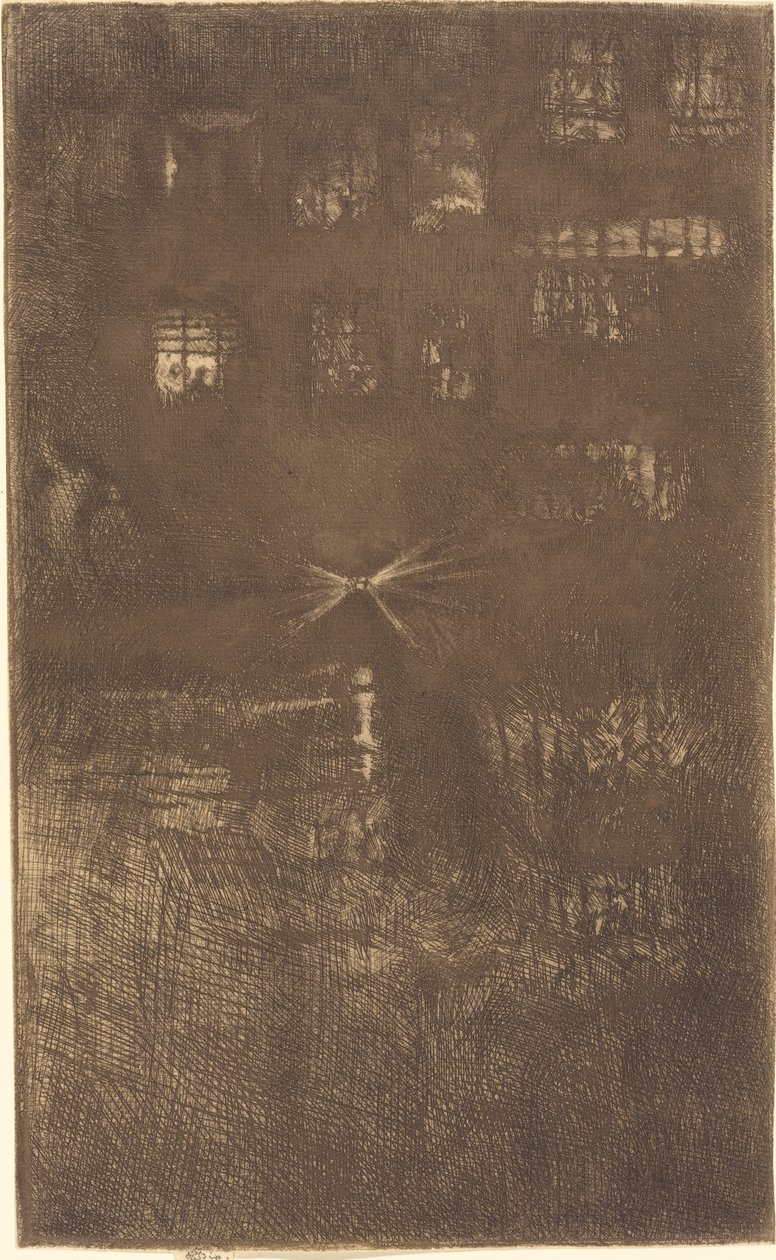 Nocturne: Dance House, 1889. av James Abbott McNeill Whistler