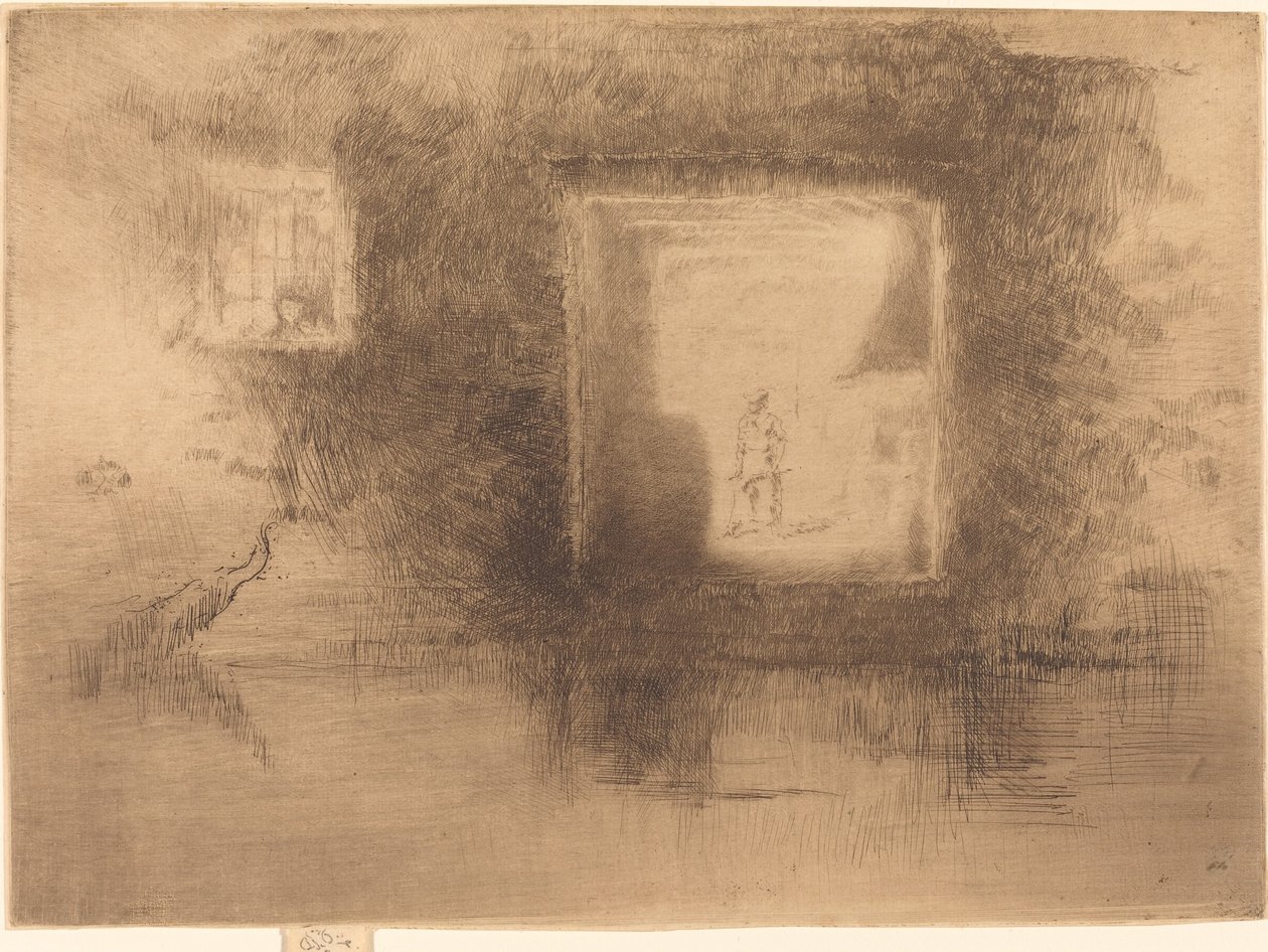 Nocturne: Furnace, 1880. av James Abbott McNeill Whistler