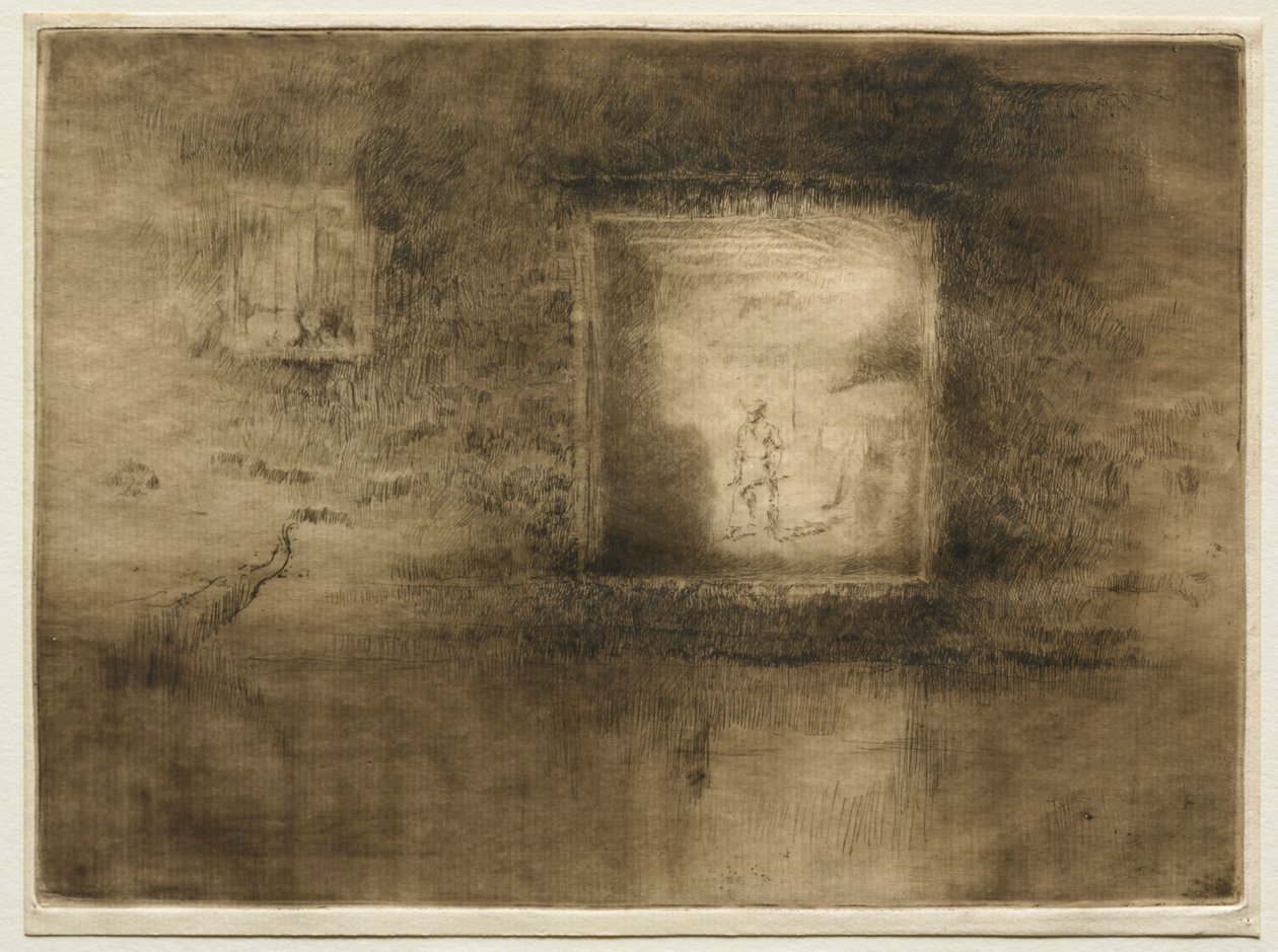 Nocturne: Furnace, 1886. av James Abbott McNeill Whistler