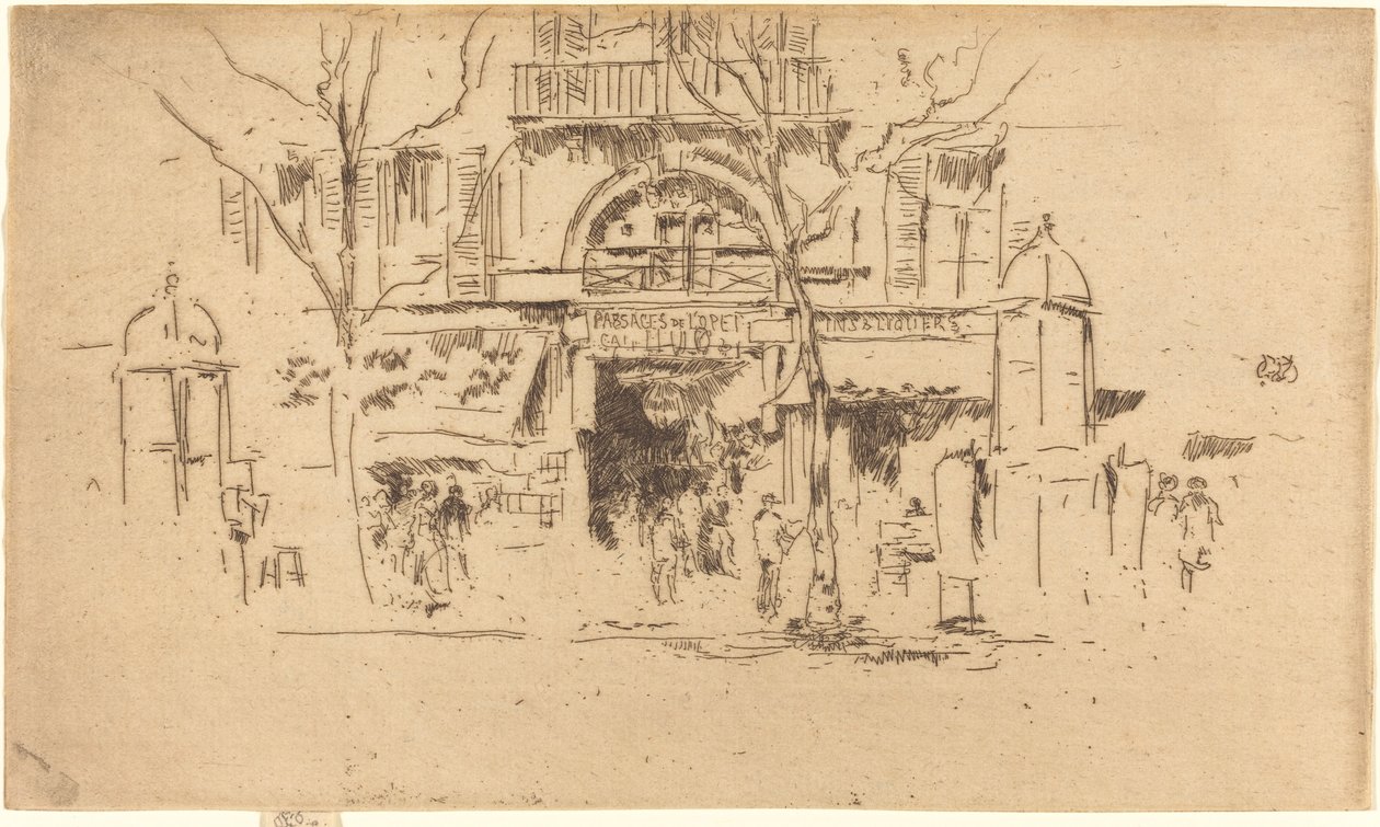 Passasjer av Operaen. av James Abbott McNeill Whistler