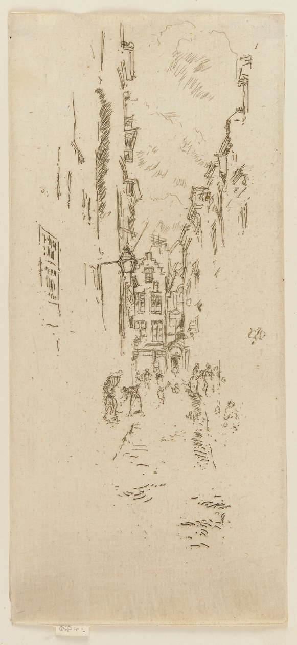Little Butchers Street, 1887. av James Abbott McNeill Whistler