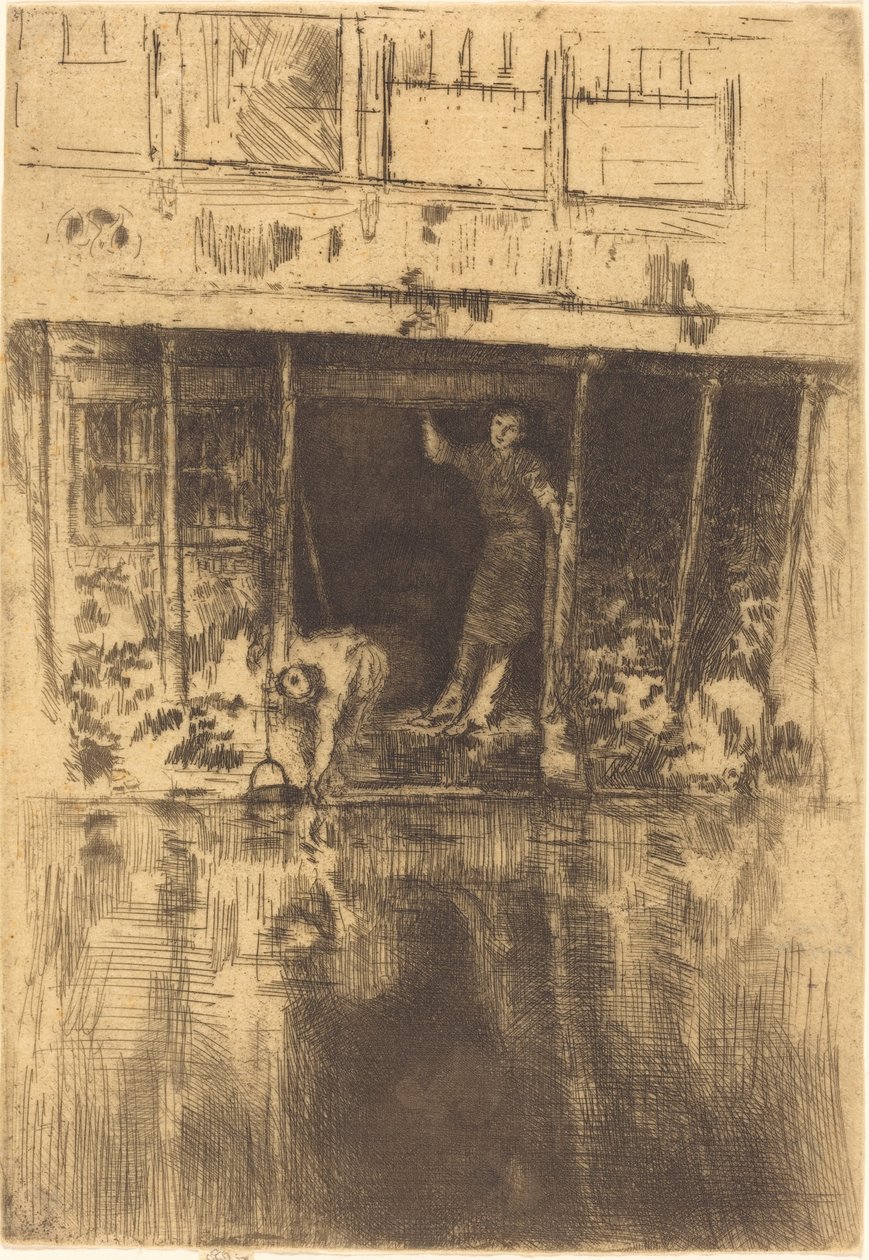 Pierrot, 1889. av James Abbott McNeill Whistler