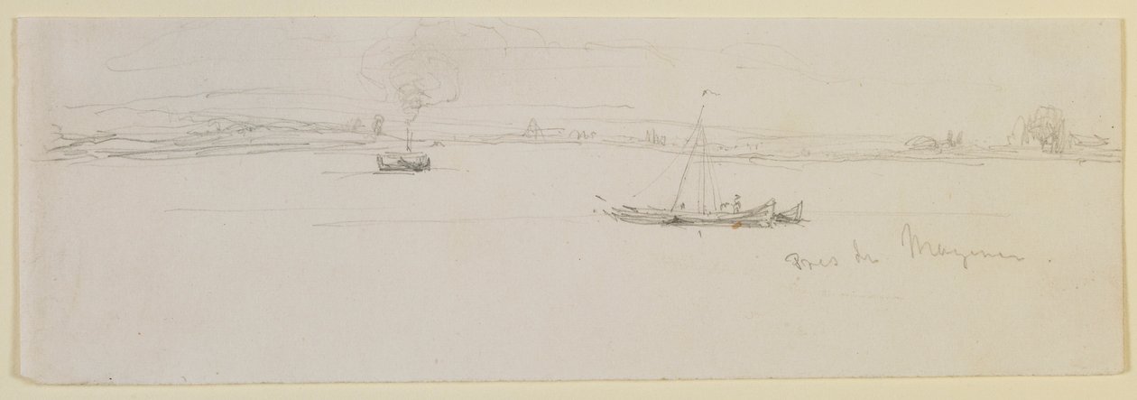Nær Mainz, 1858. av James Abbott McNeill Whistler