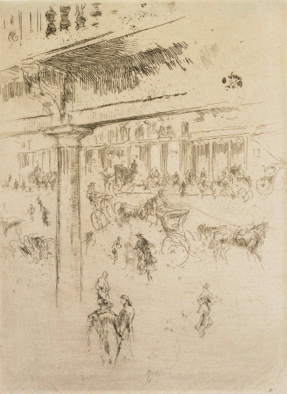 Regents kvadrant, 1880-1881. av James Abbott McNeill Whistler