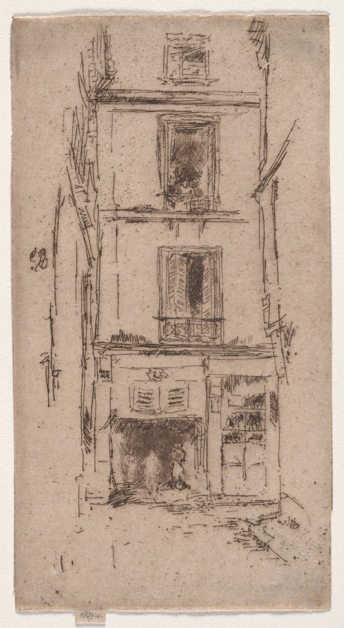 Rue des Bons Enfants, turer. av James Abbott McNeill Whistler