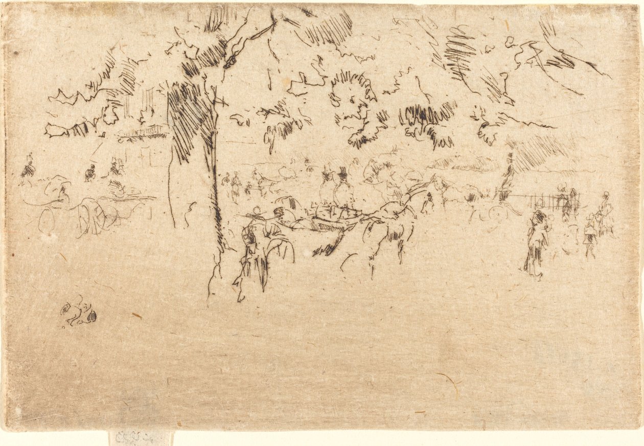 Saint James's Park, ca. 18841886. av James Abbott McNeill Whistler