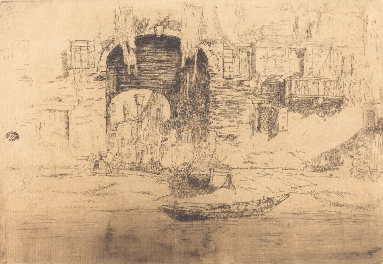San Biagio, 18791880. av James Abbott McNeill Whistler