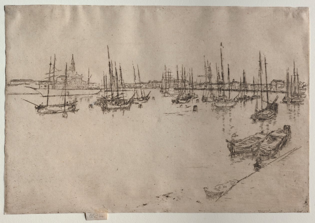 San Giorgio, Venezia, 1886. av James Abbott McNeill Whistler
