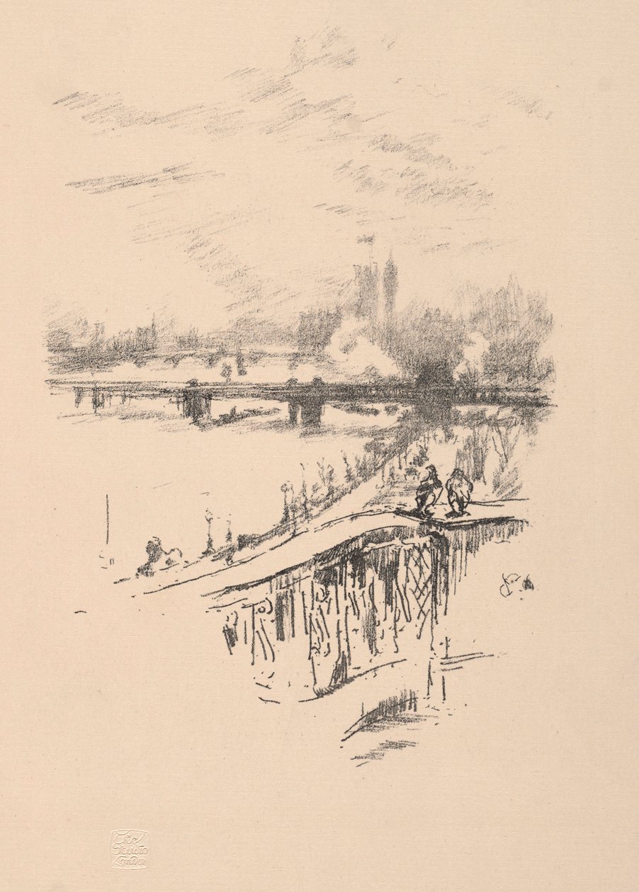 Savoy duer. av James Abbott McNeill Whistler