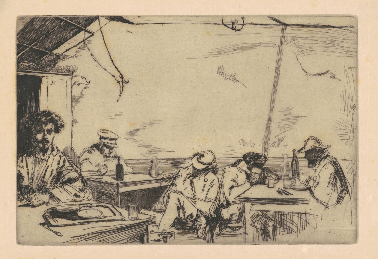 Three Penny Suppe, 1859. av James Abbott McNeill Whistler