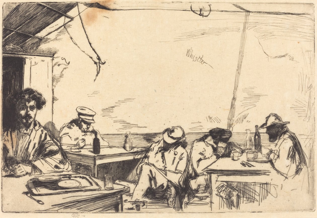 Three Penny Suppe, 1859. av James Abbott McNeill Whistler