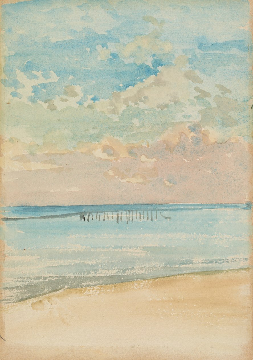 Southend - Solnedgang, 1882-1884. av James Abbott McNeill Whistler