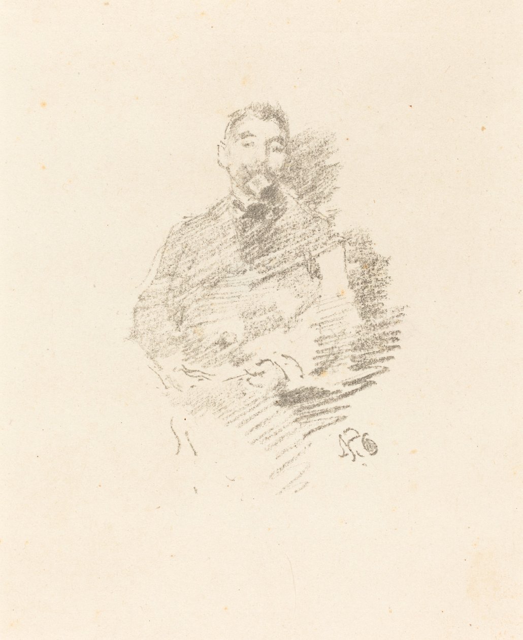 Stephane Mallarmé, 1892. av James Abbott McNeill Whistler