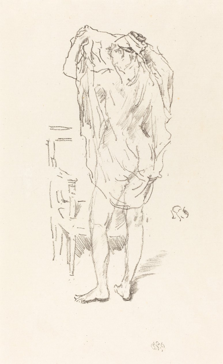 Studie, 1894. av James Abbott McNeill Whistler