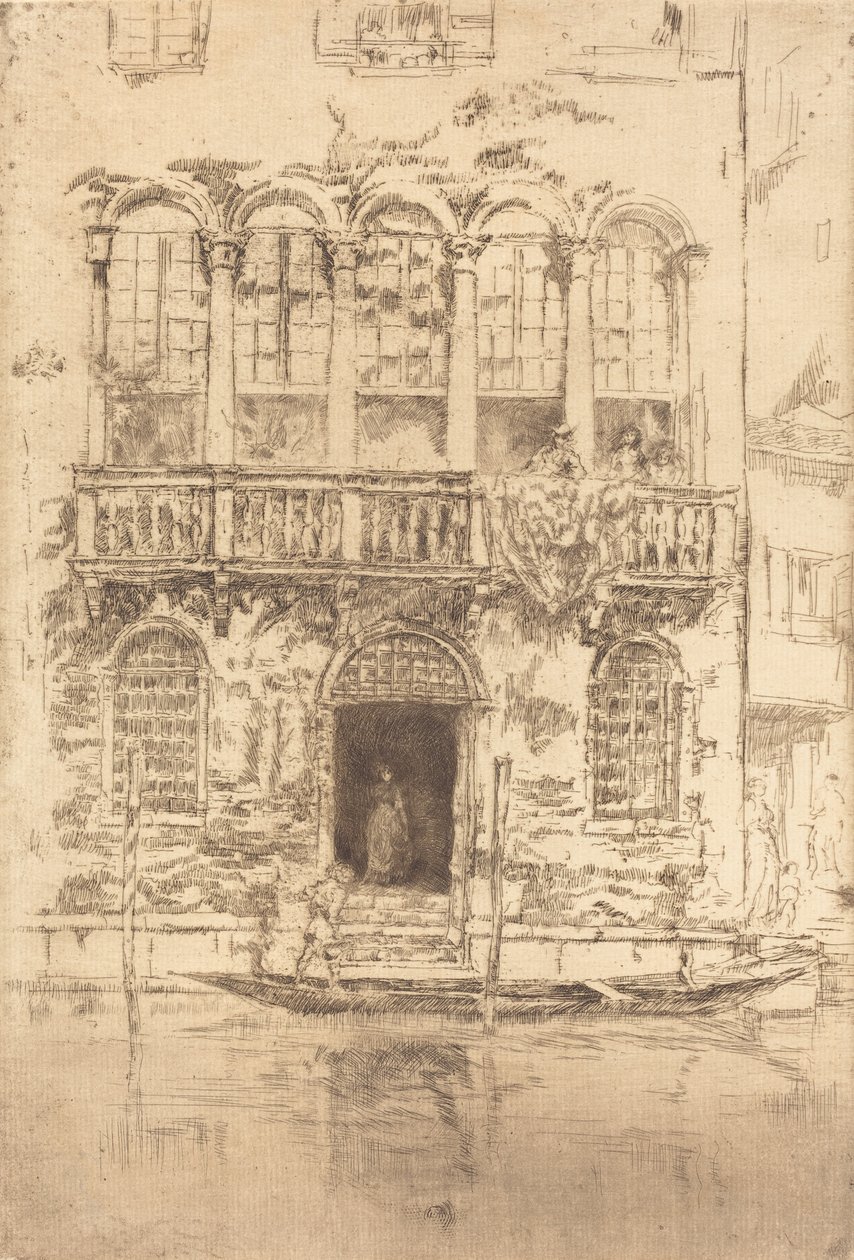 Balkongen, 18791880. av James Abbott McNeill Whistler
