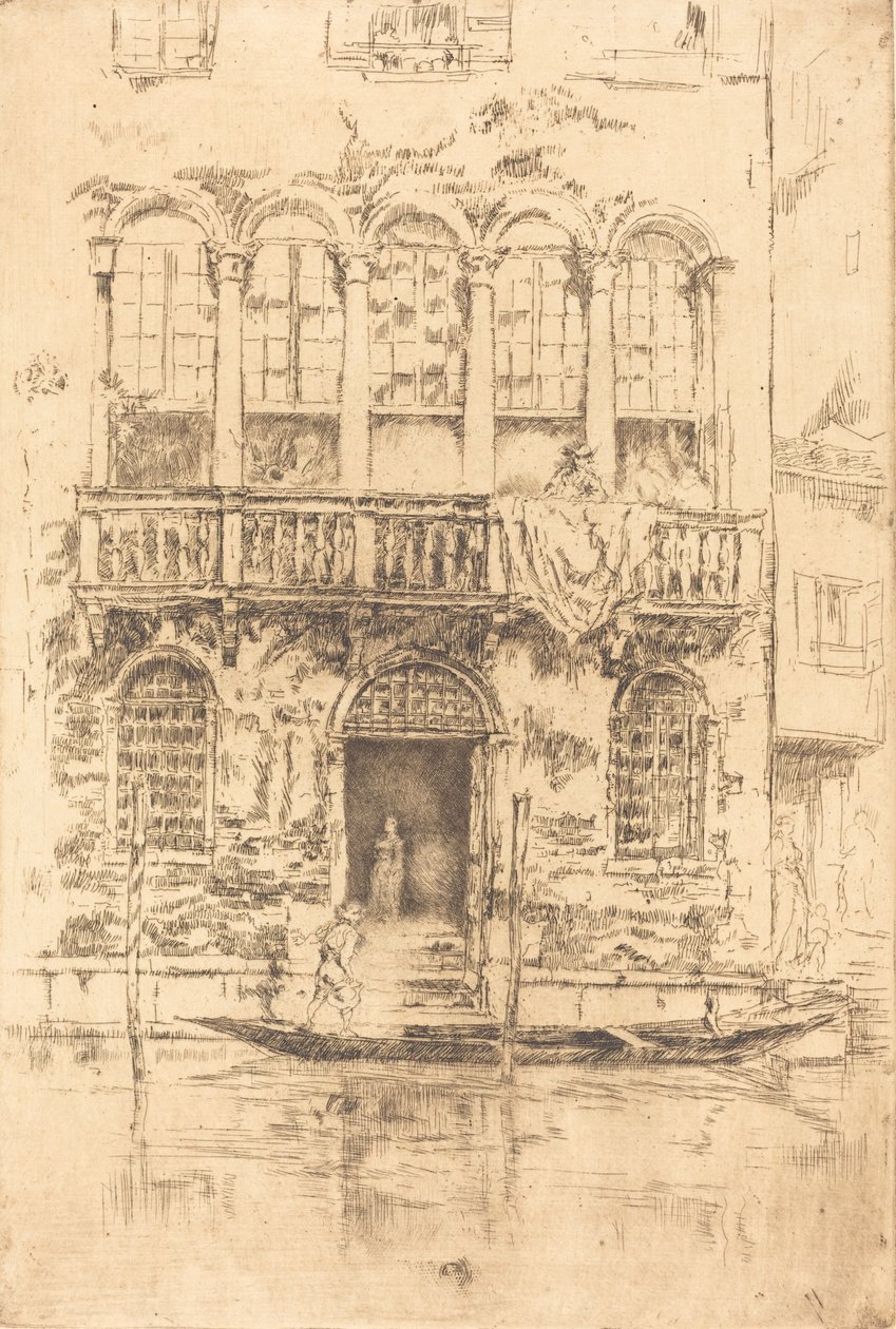 Balkongen, 18791880. av James Abbott McNeill Whistler