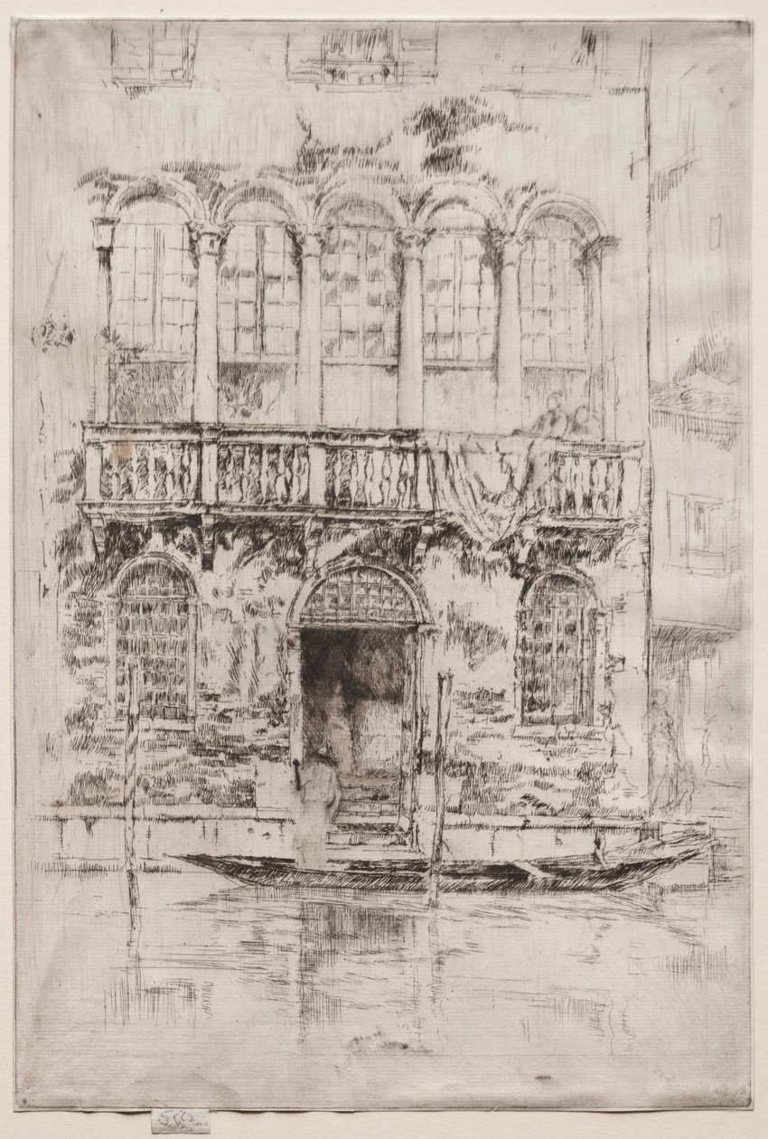 Balkongen, 1886. av James Abbott McNeill Whistler