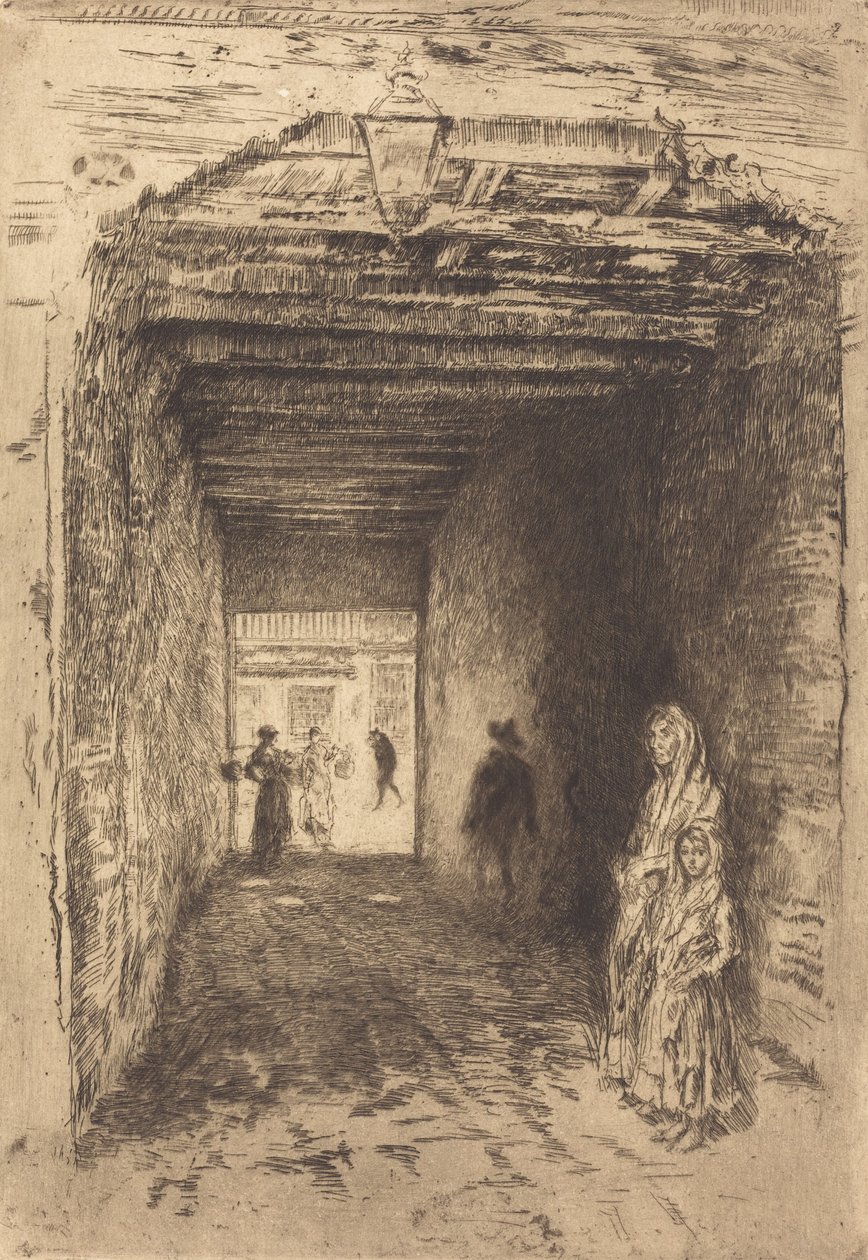 Tiggerne, 18791880. av James Abbott McNeill Whistler