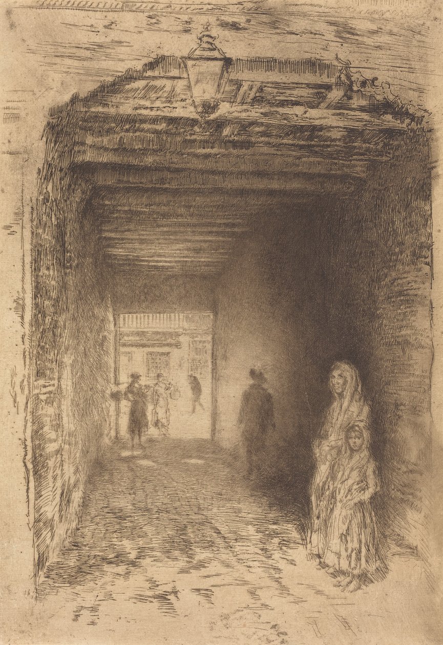 Tiggerne, 18791880. av James Abbott McNeill Whistler
