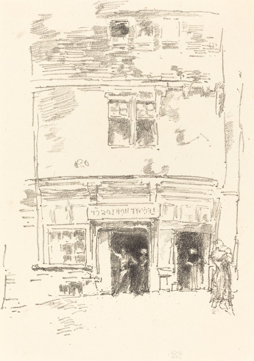 Klokkemakerne, Paimpol, 1893. av James Abbott McNeill Whistler