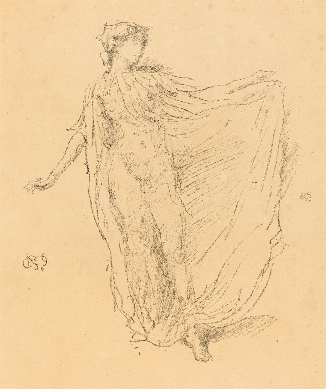 Den dansende jenta, 1889. av James Abbott McNeill Whistler
