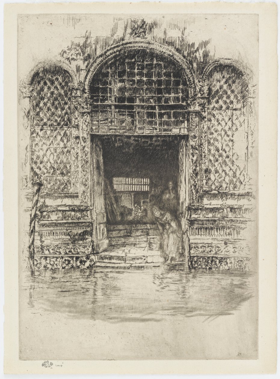 Døråpningen, 1879-1880. av James Abbott McNeill Whistler