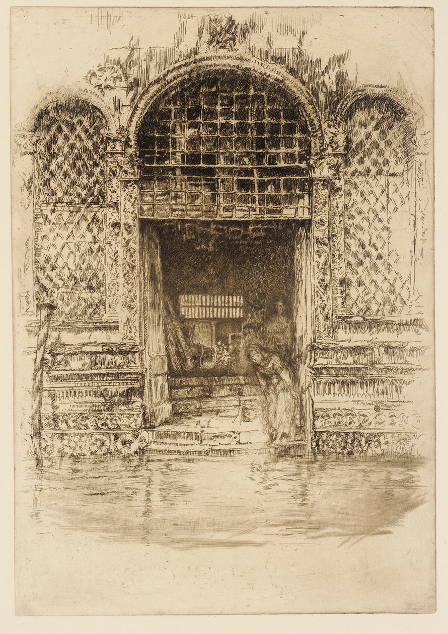 Døråpningen, 1879-1880. av James Abbott McNeill Whistler