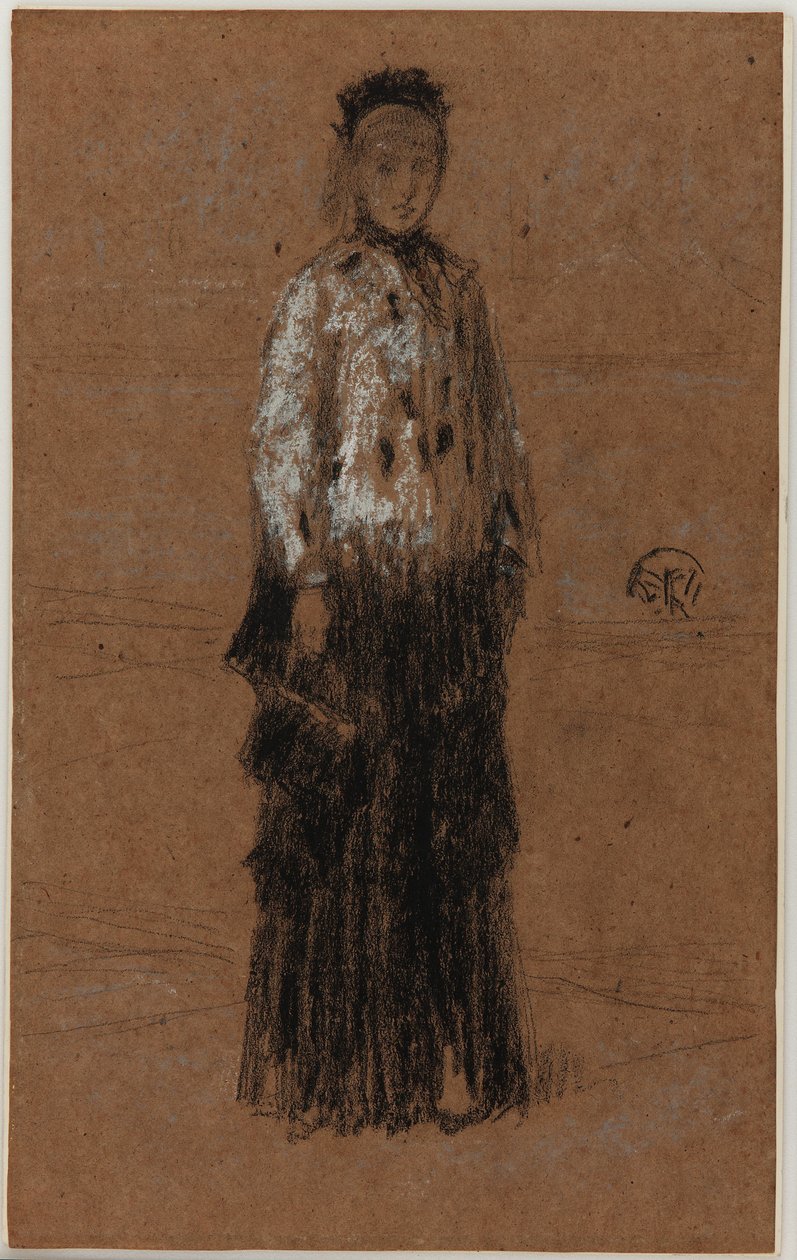 Hermelinfrakken, 1870-1873. av James Abbott McNeill Whistler