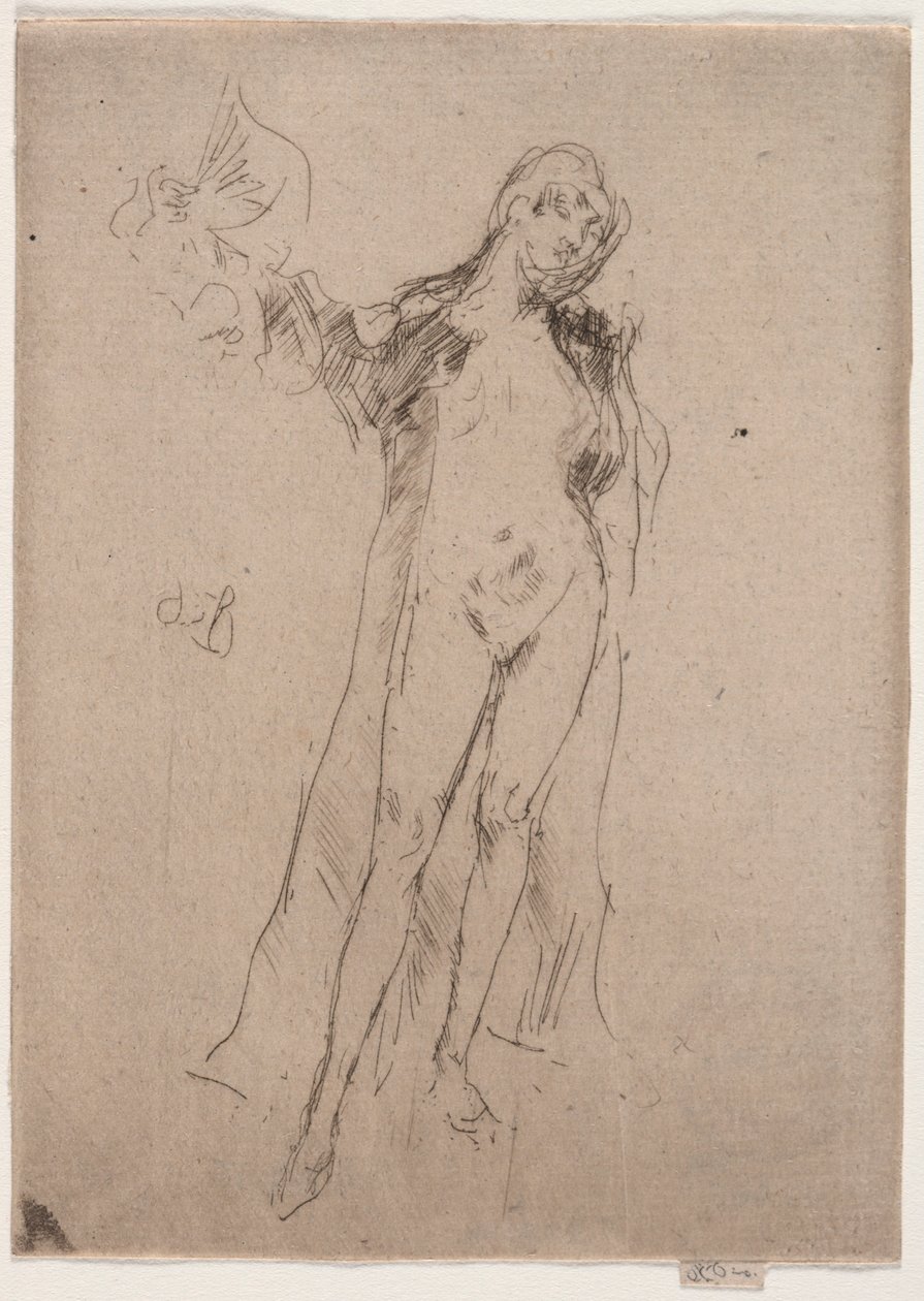 Fan modell nr. 3. av James Abbott McNeill Whistler