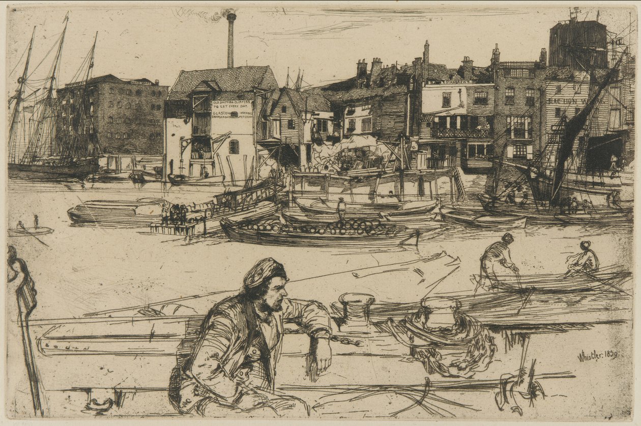 The Forge, 1861. av James Abbott McNeill Whistler