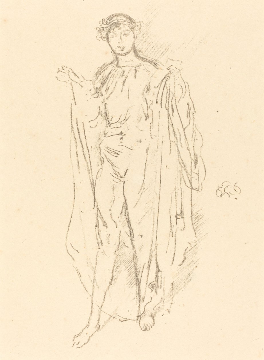 Jenta, ca. 1891. av James Abbott McNeill Whistler