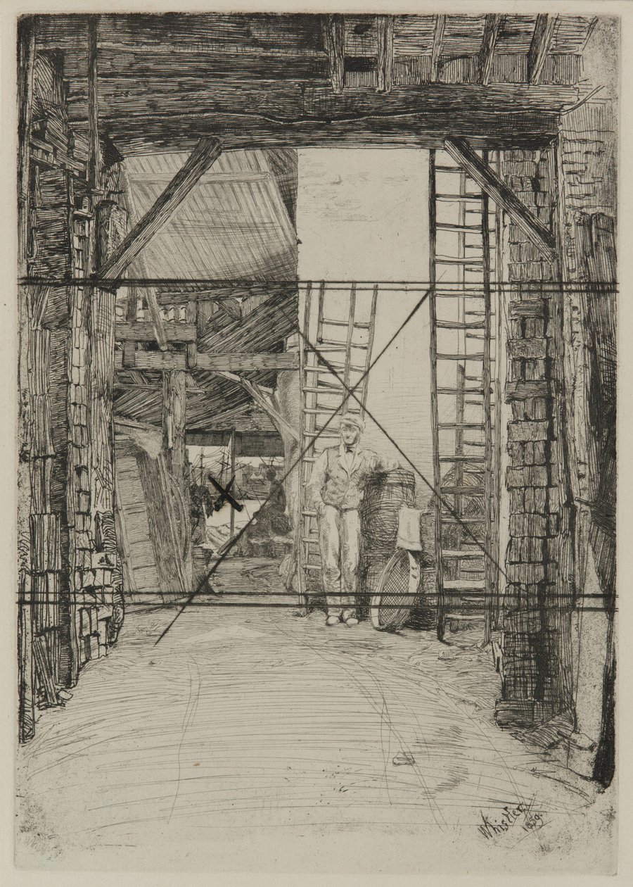 Kalkbrenneren, 1859. av James Abbott McNeill Whistler
