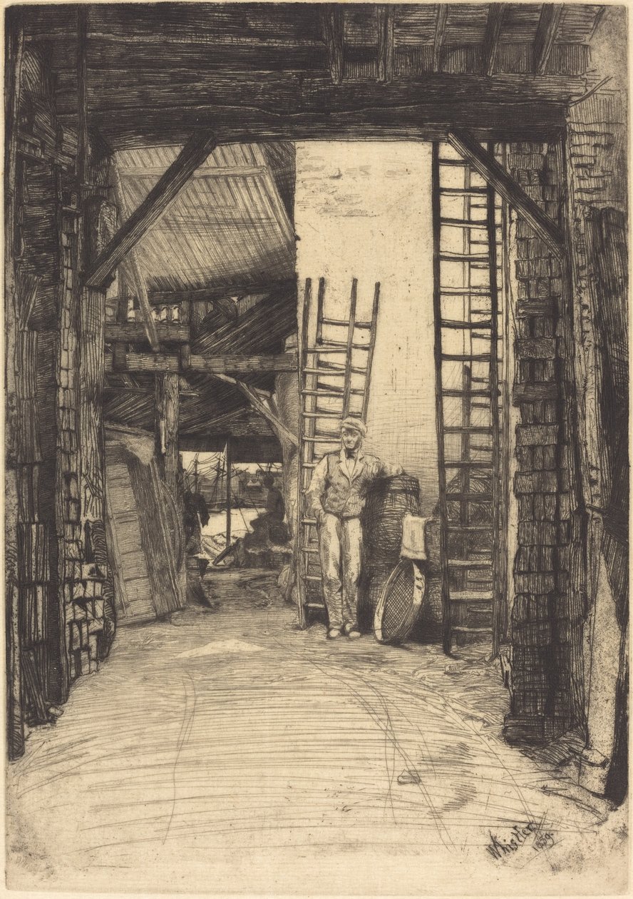 Kalkbrenneren, 1859. av James Abbott McNeill Whistler
