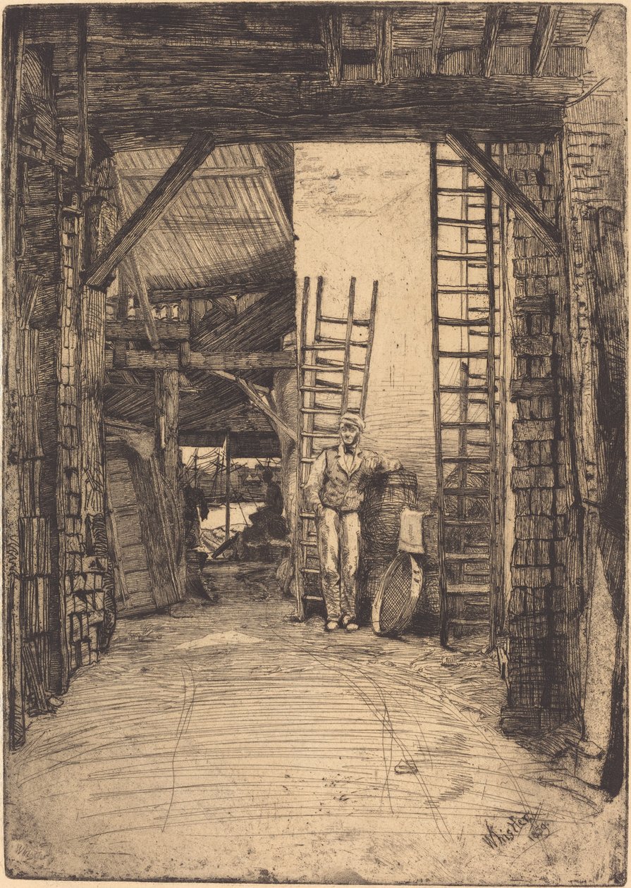 Kalkbrenneren, 1859. av James Abbott McNeill Whistler