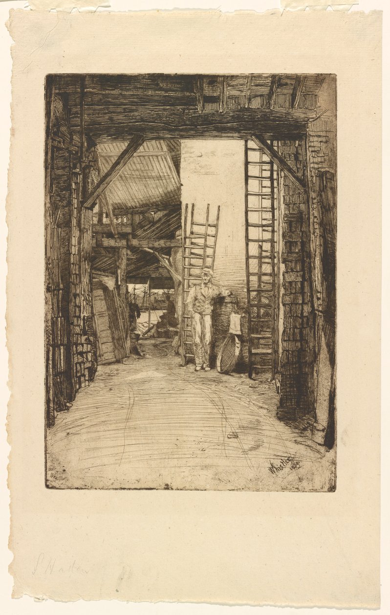 Kalkbrenneren, 1859. av James Abbott McNeill Whistler