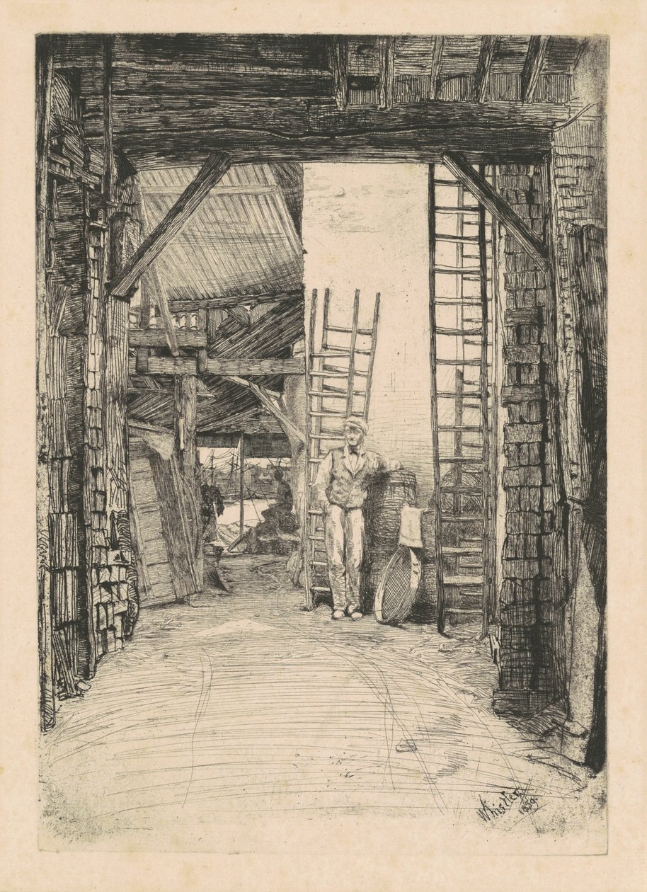 Kalkbrenneren, 1859. av James Abbott McNeill Whistler