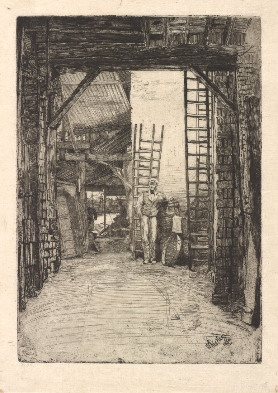 Kalkbrenneren, 1859. av James Abbott McNeill Whistler