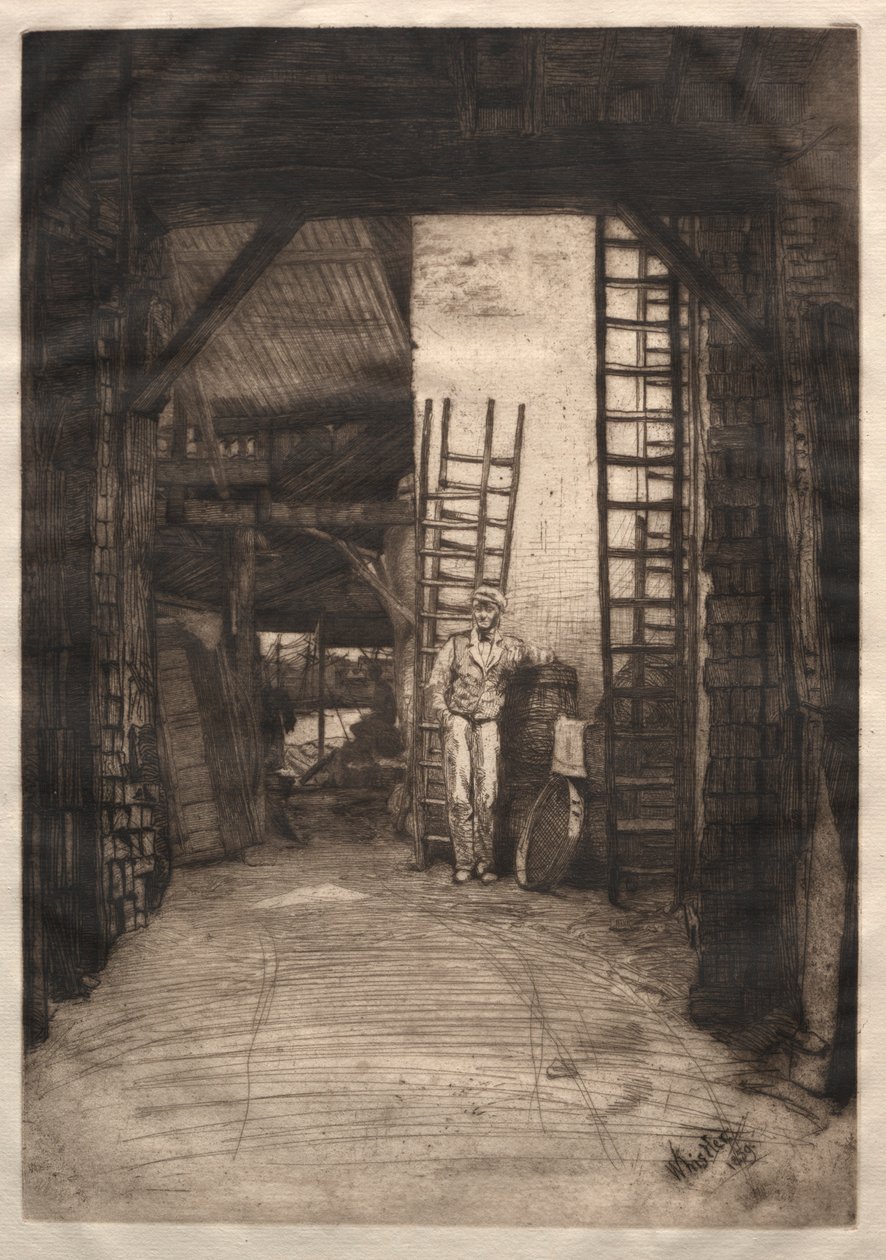 Kalkbrenneren, 1859. av James Abbott McNeill Whistler