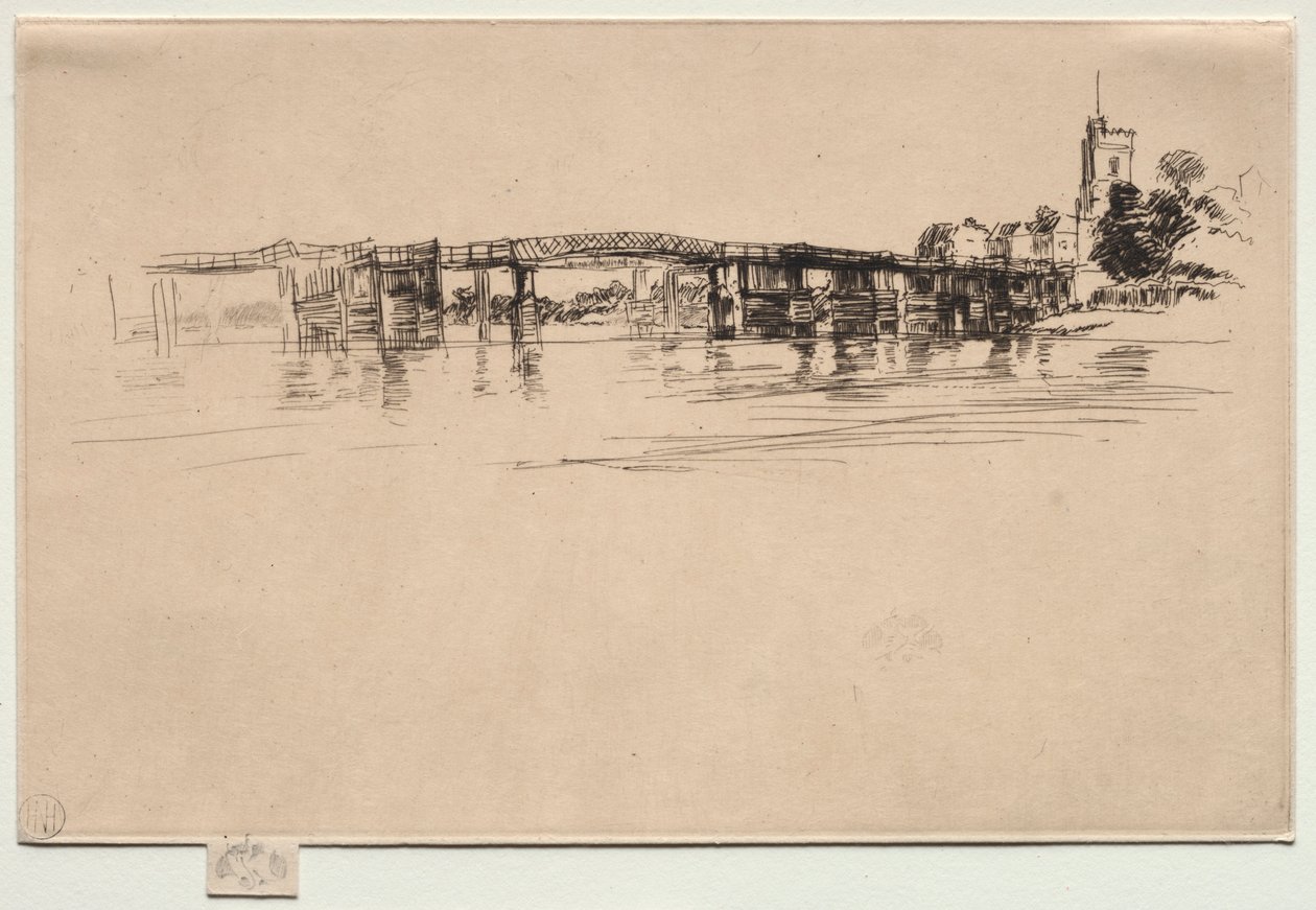 Den lille Putney, nr. 1. av James Abbott McNeill Whistler