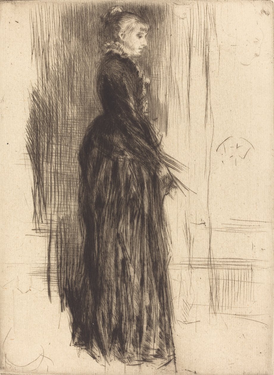Den lille fløyelskjolen, 1873. av James Abbott McNeill Whistler