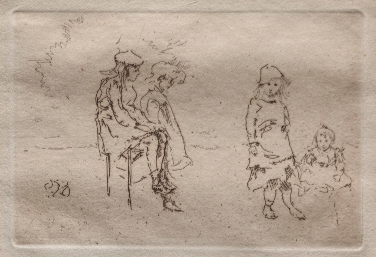 Menpes-barna. av James Abbott McNeill Whistler