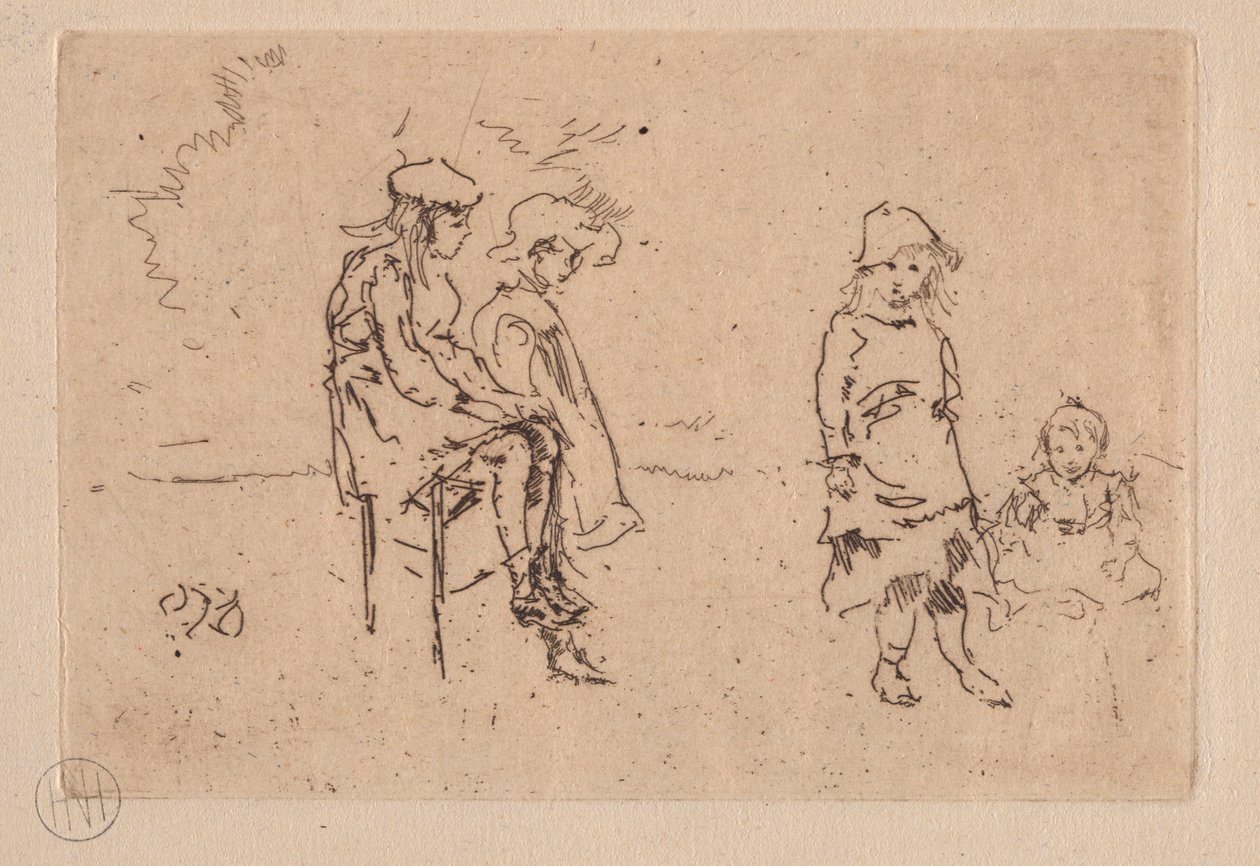 Menpes-barna. av James Abbott McNeill Whistler